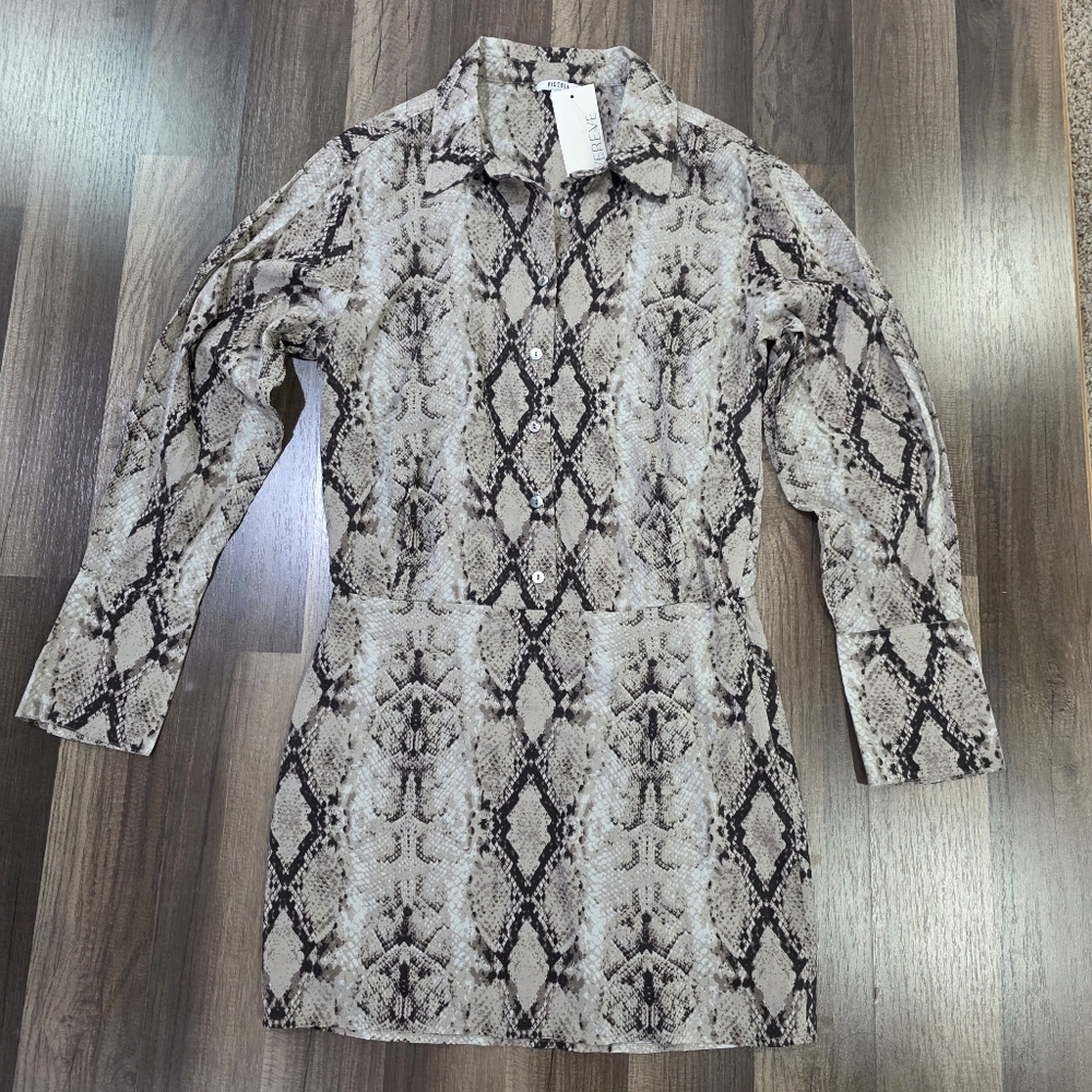 Pistola Python Knox Long Sleeve Partial Button Ed… - image 3